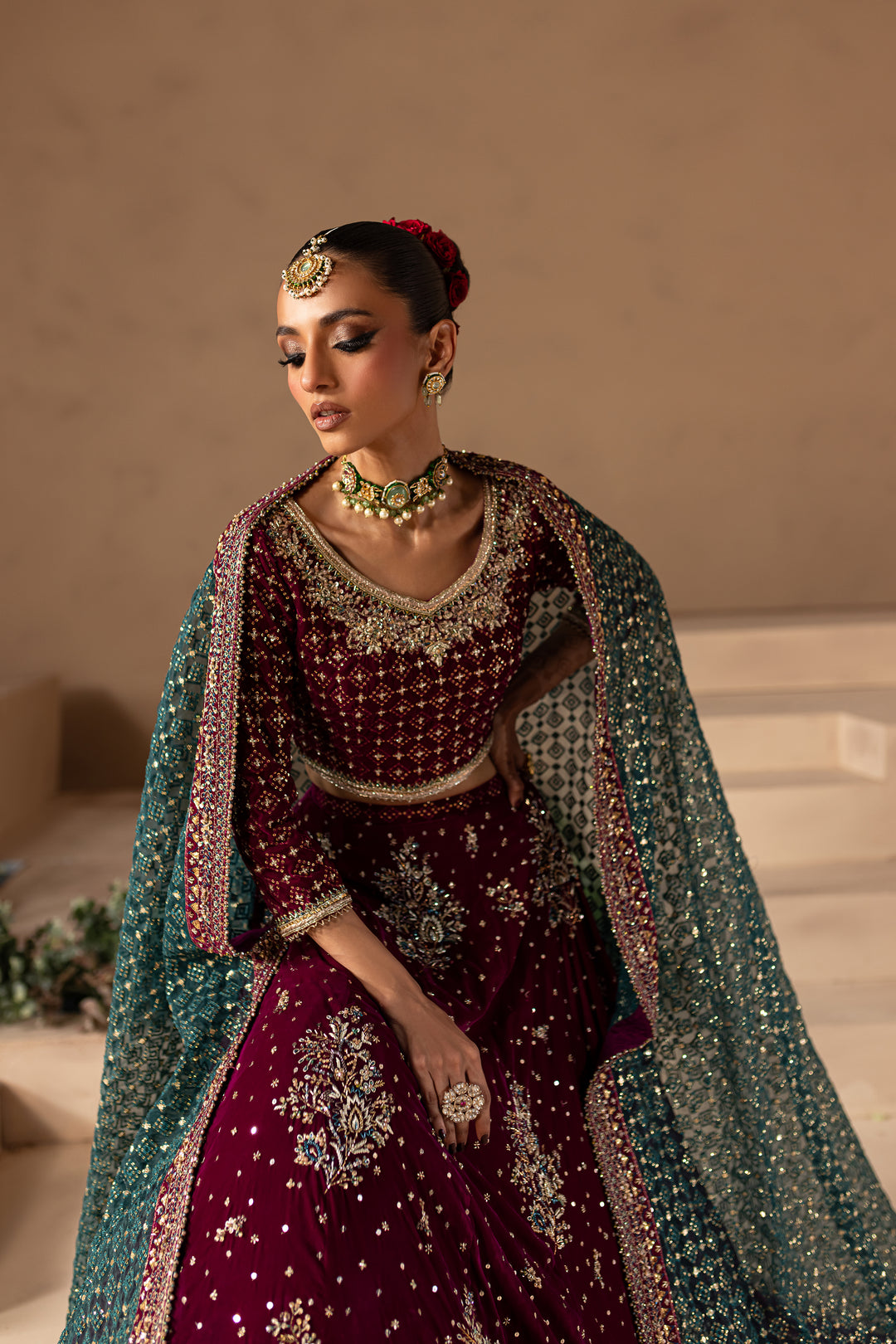 Shanaf 4PC - Bridal Dress