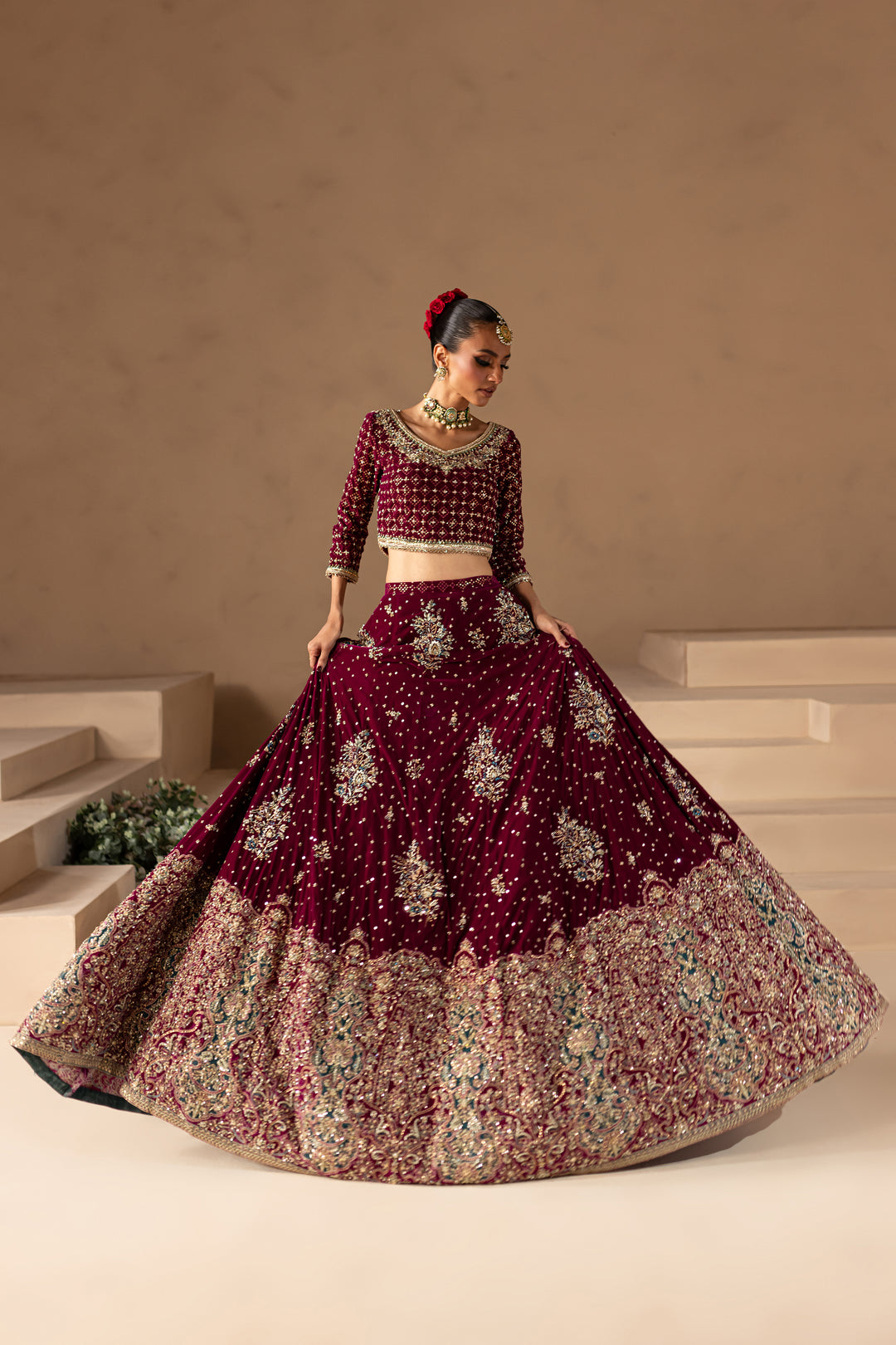 Shanaf 4PC - Bridal Dress