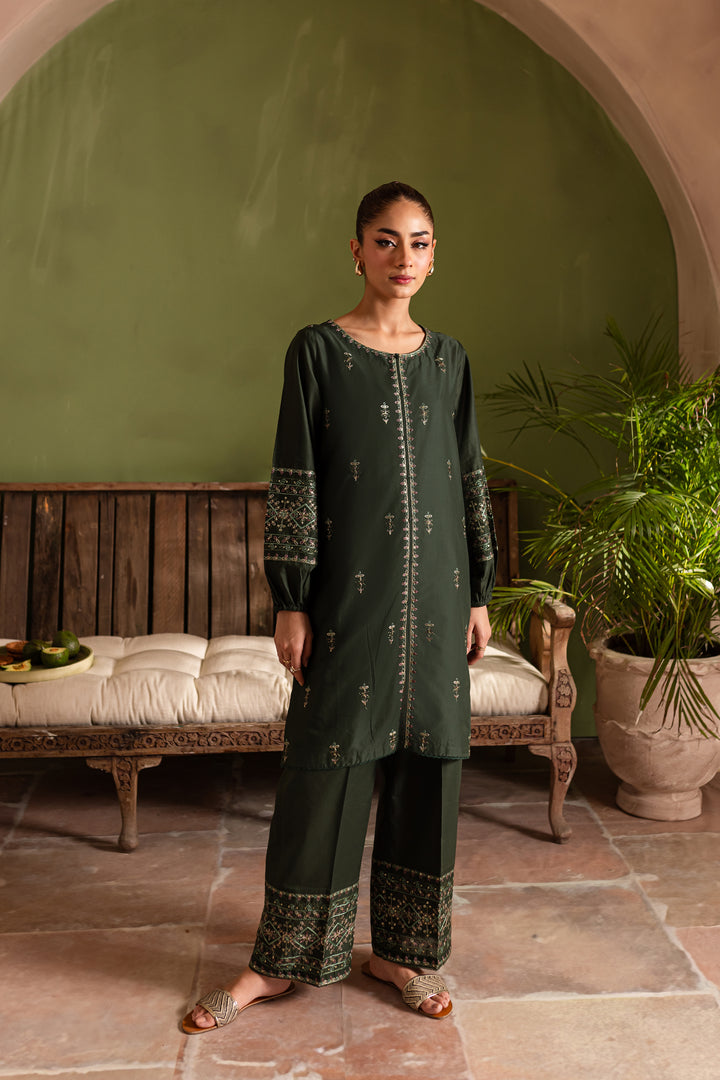 Solene 2Pc - Embroidered Lawn Dress