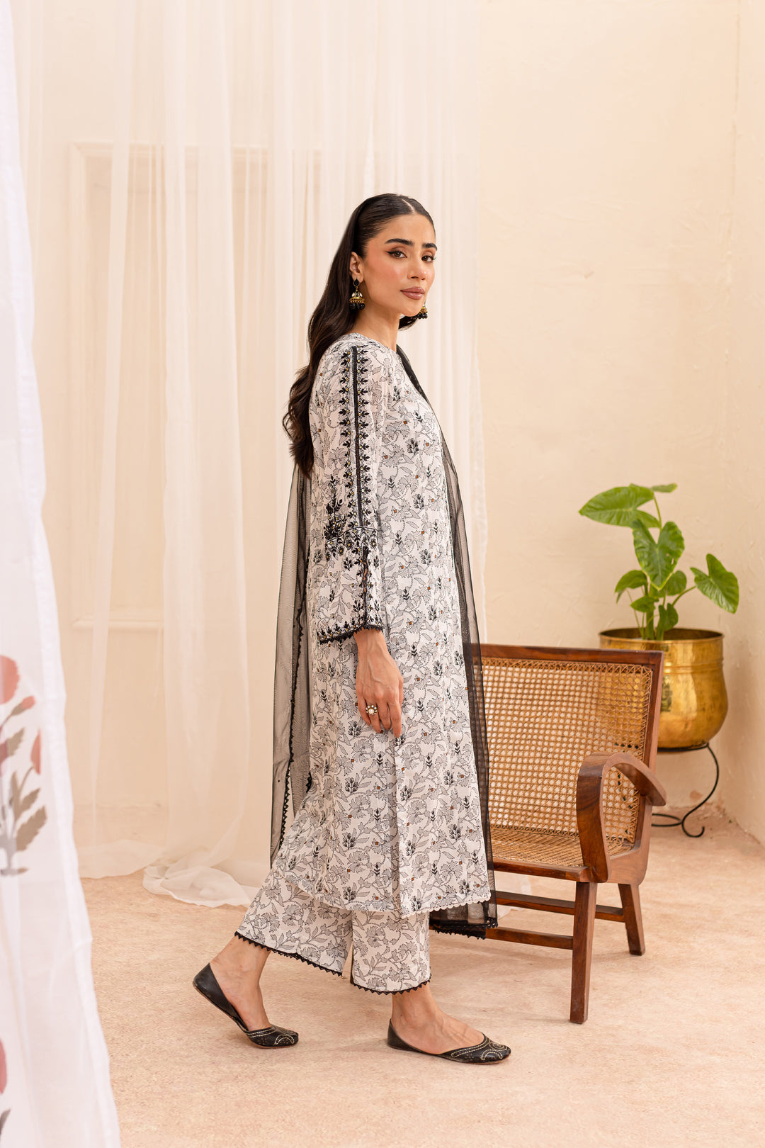 Narvin 3Pc - Printed Lawn Dress