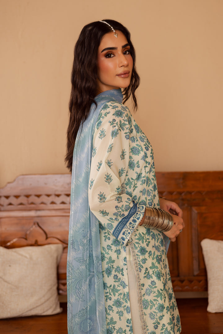 Azure 3Pc - Festive Eid Prints