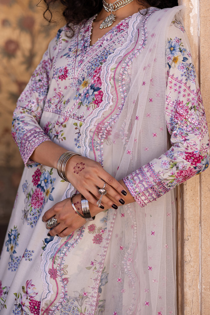 Serenity 3Pc- Printed Lawn Dress