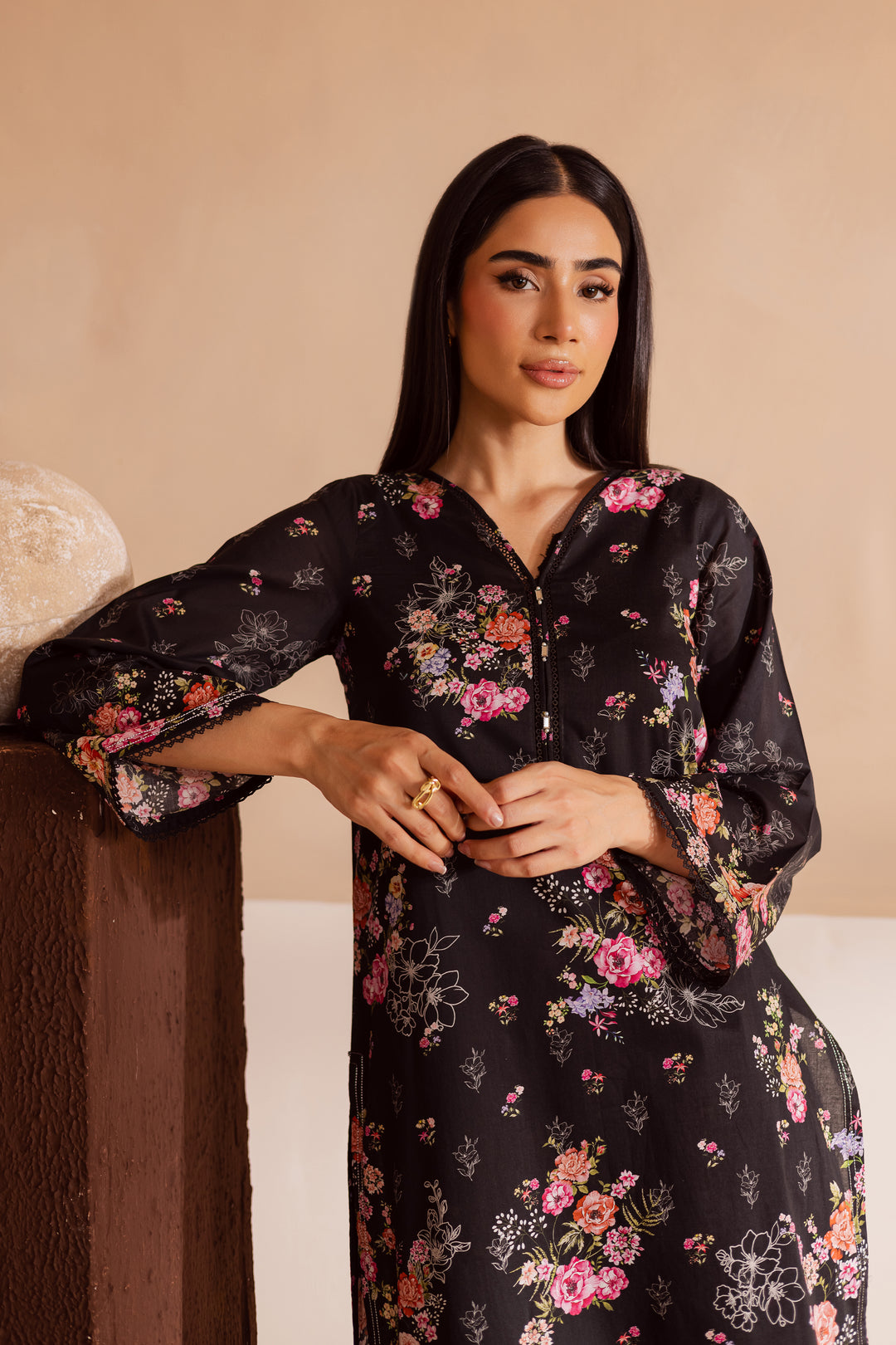 Aimah 2Pc - Printed Lawn Dress