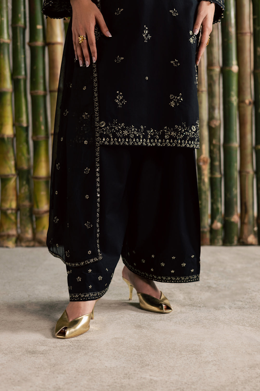 Ash 3Pc - Festive Embroidered Lawn