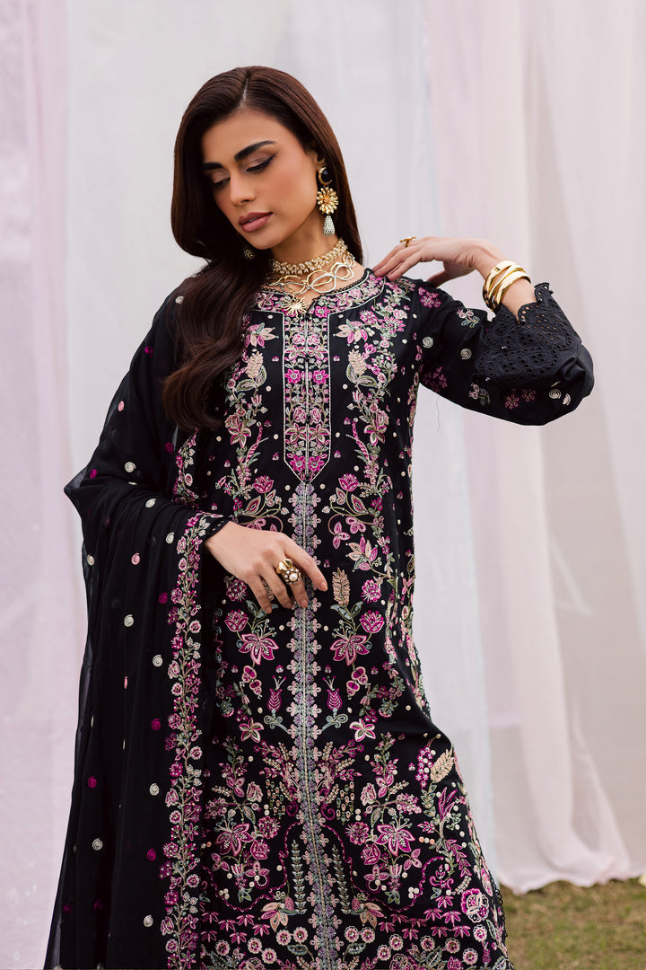 Rene 3Pc - Festive Embroidered Lawn