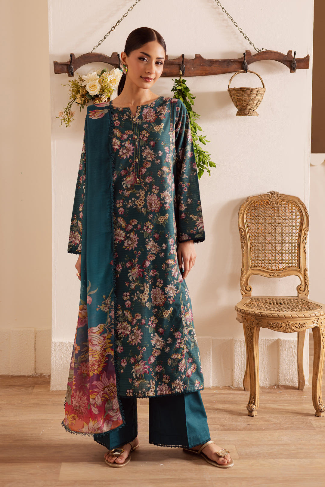 Fae 3Pc - Printed Casual Pret