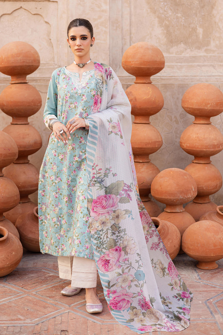 Maysa 3Pc- Printed Lawn Dress