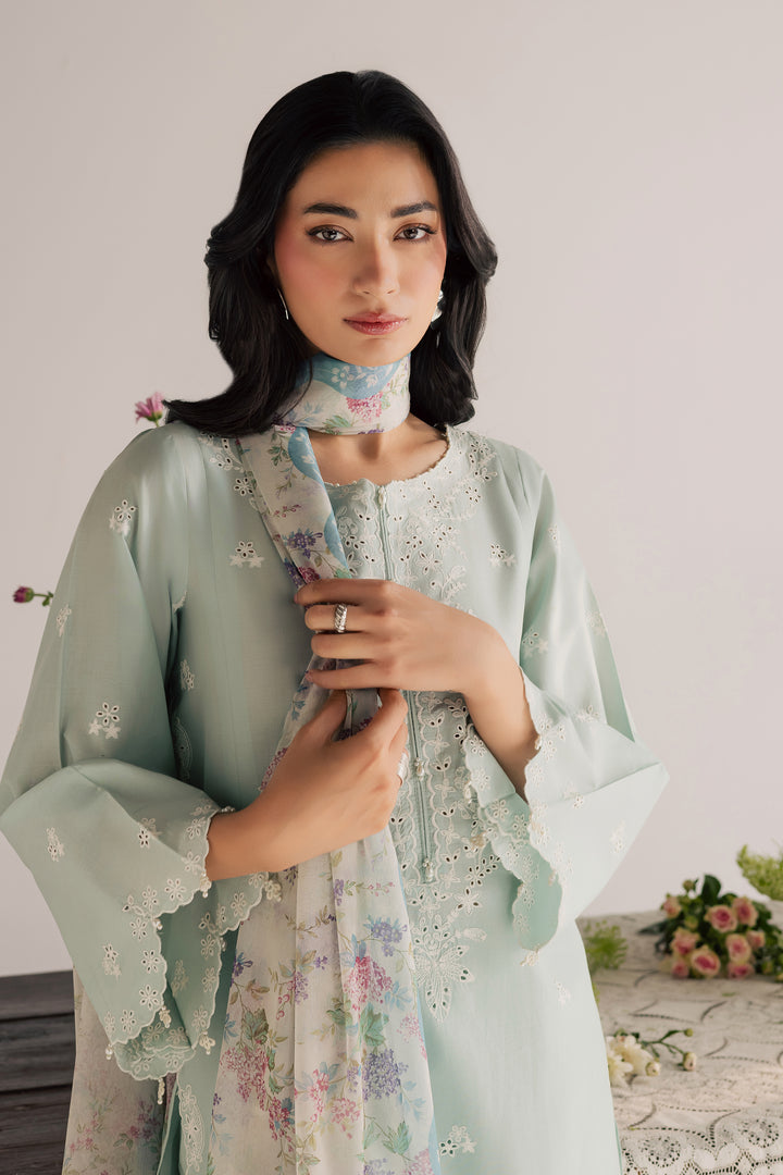 Santorini 3Pc - Embroidered Lawn Dress