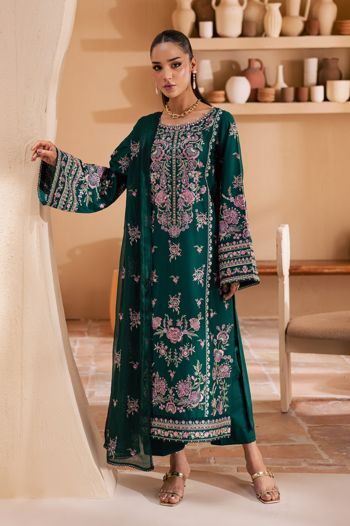 Myra 3Pc - Embroidered Lawn Dress