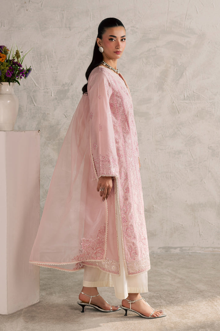 Coral Mist 3Pc - Festive Embroidered Lawn