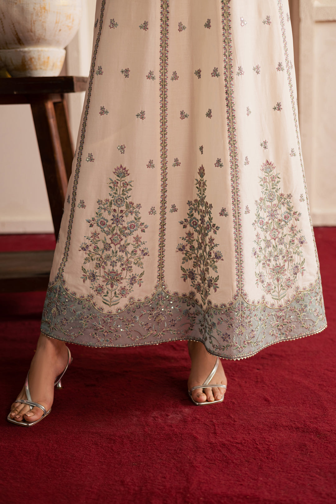 Sunehra 3Pc - Festive Embroidered Lawn