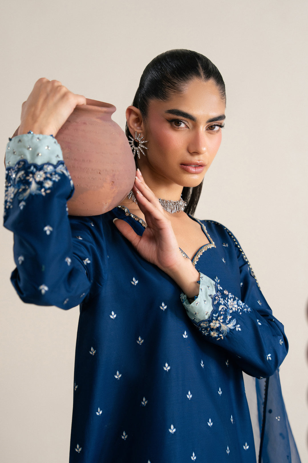 Zaviyaa 3Pc - Festive Eid Pret