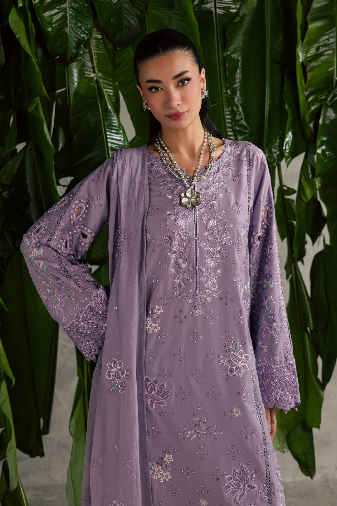 Lavena 3Pc - Festive Embroidered Lawn