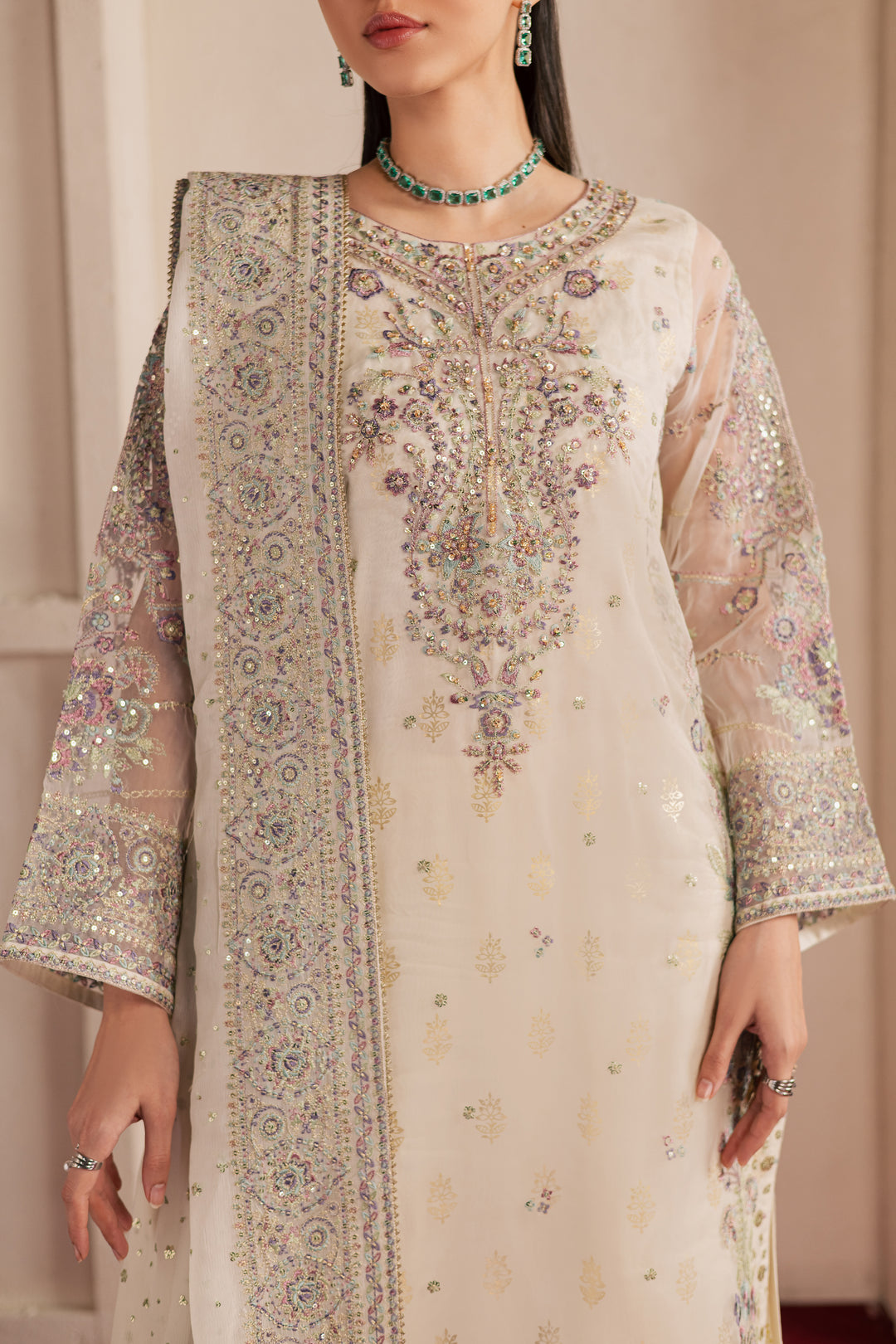 Faiha 3Pc - Festive Luxe Pret