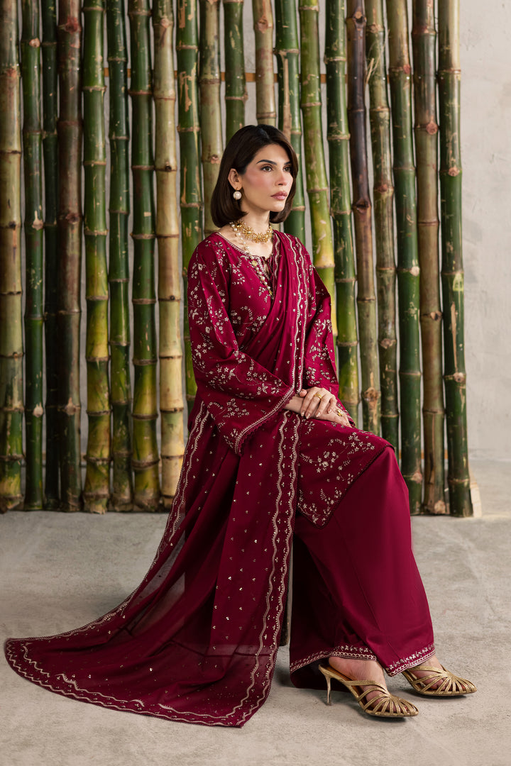 Amman 3Pc - Festive Embroidered Lawn