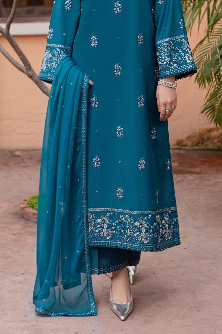 Nihal 3Pc - Embroidered Festive Pret