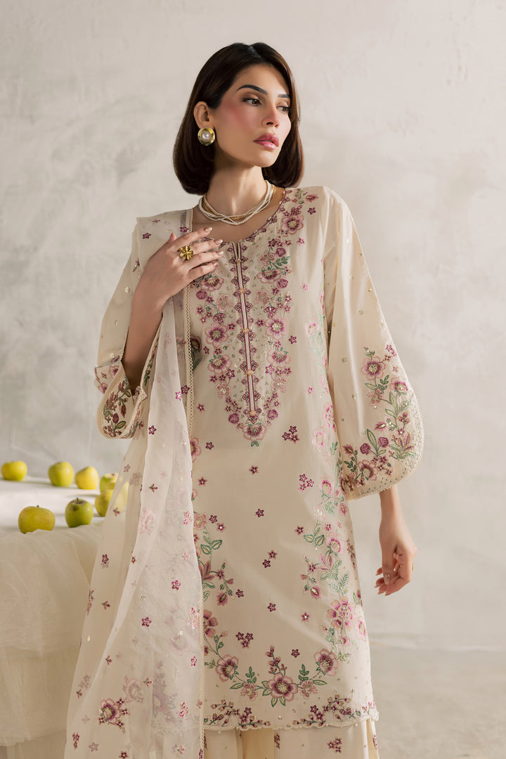 Samin 3Pc - Festive Embroidered Lawn