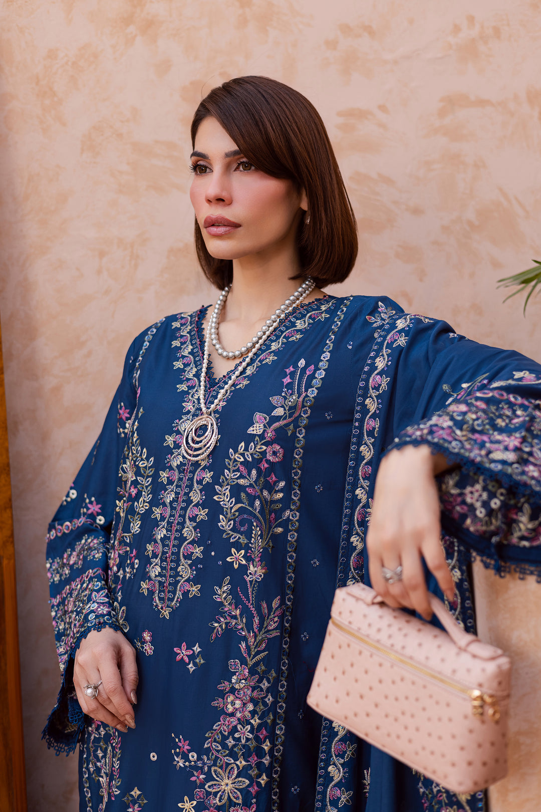 Bluebell 3Pc - Festive Embroidered Lawn