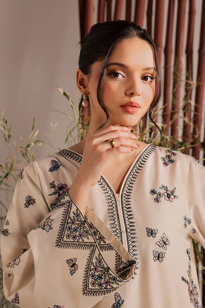 Anne 2Pc - Embroidered Lawn Dress