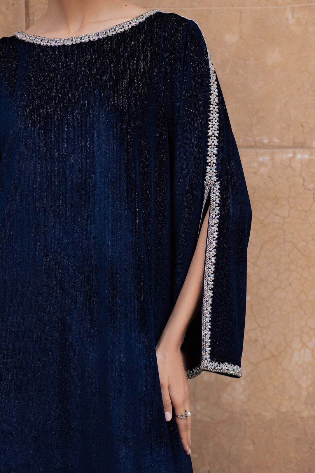 Ellia 2Pc - Velvet Formal Dress