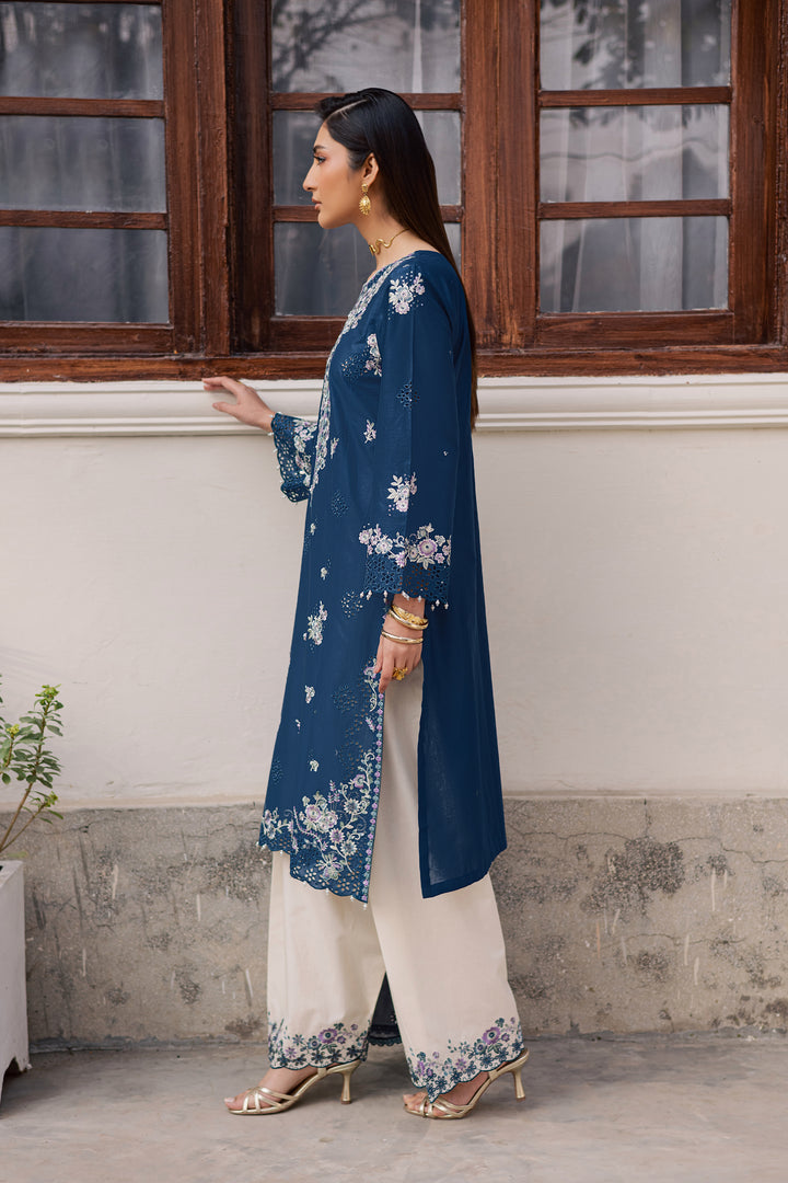 Azraaq 3Pc - Festive Embroidered Lawn