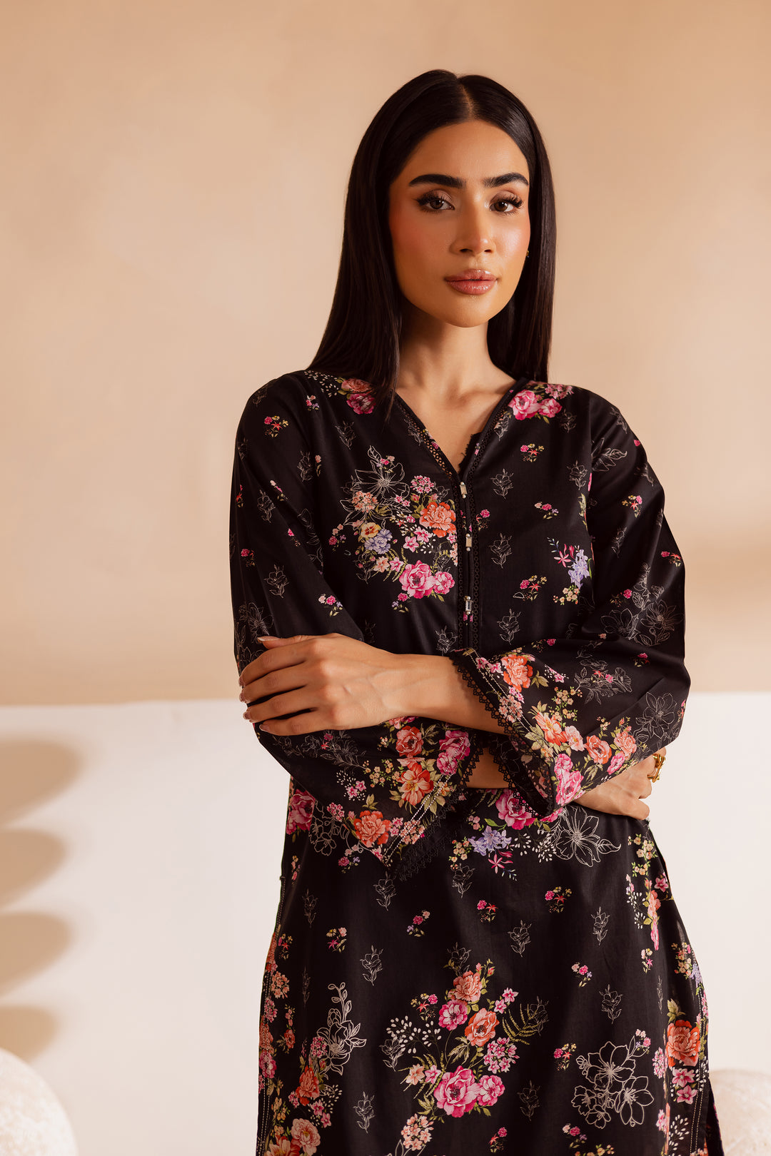 Aimah 2Pc - Printed Lawn Dress