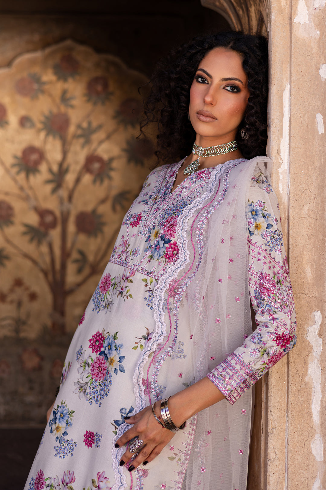 Serenity 3Pc- Printed Lawn Dress