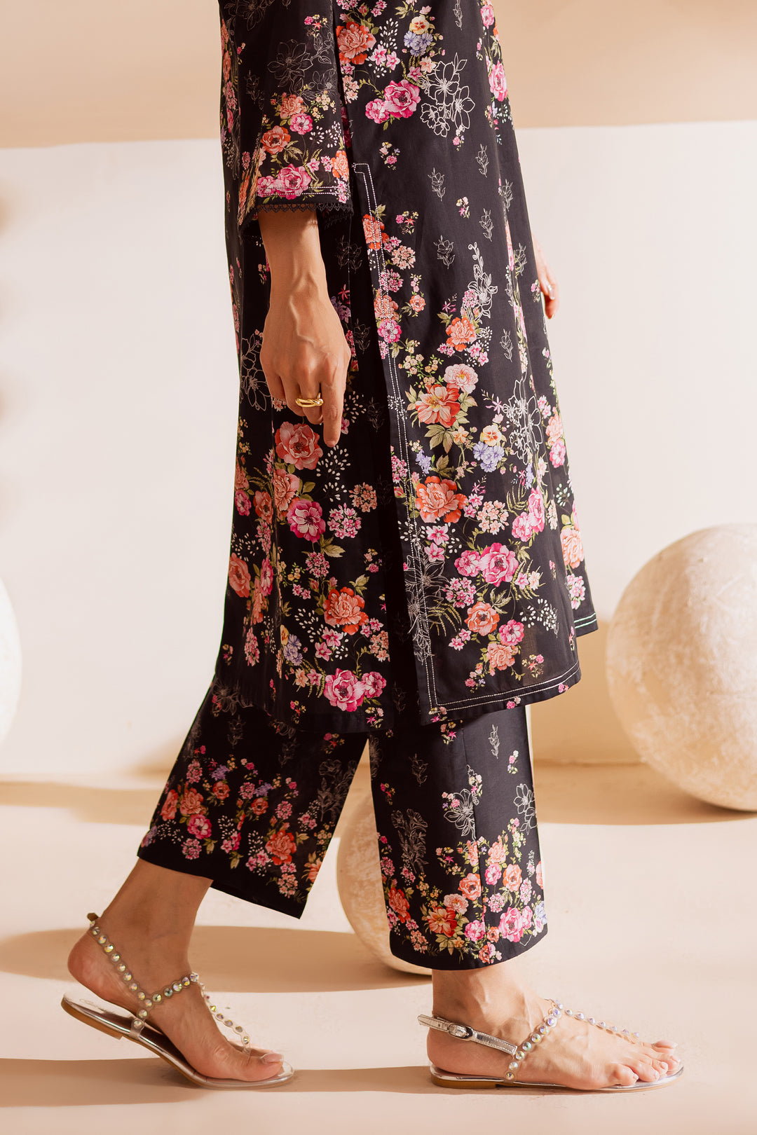 Aimah 2Pc - Printed Lawn Dress