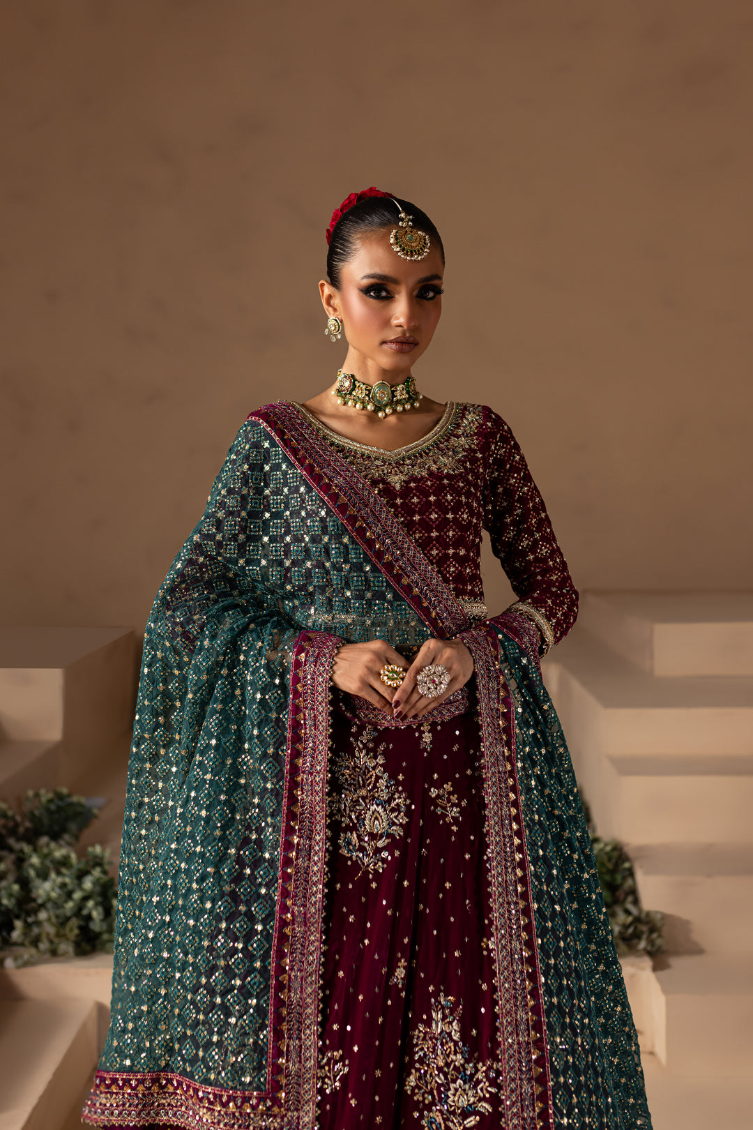 Shanaf 4PC - Bridal Dress