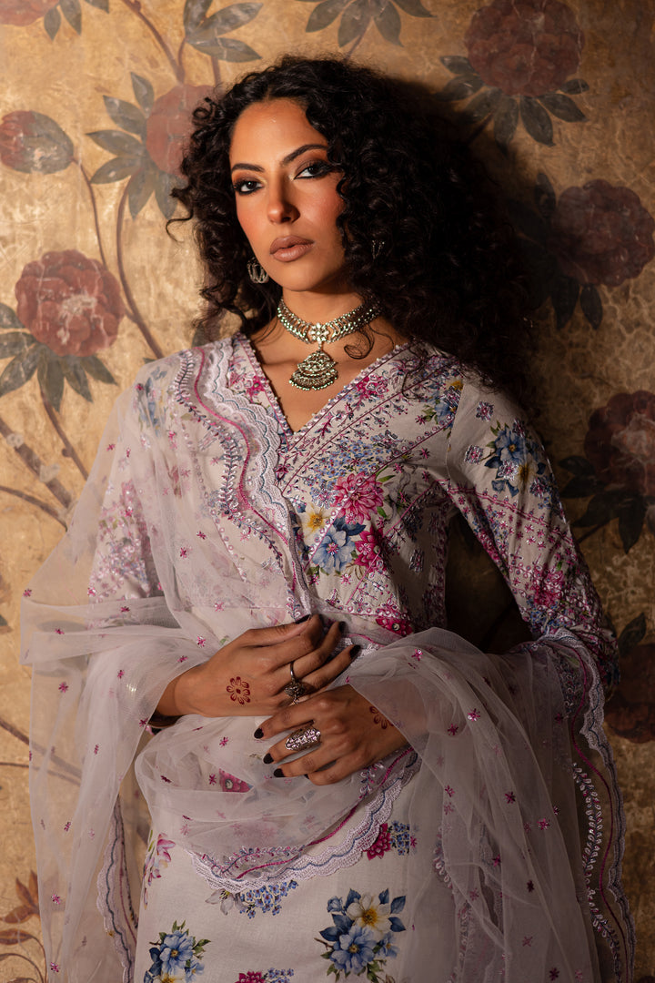 Serenity 3Pc- Printed Lawn Dress