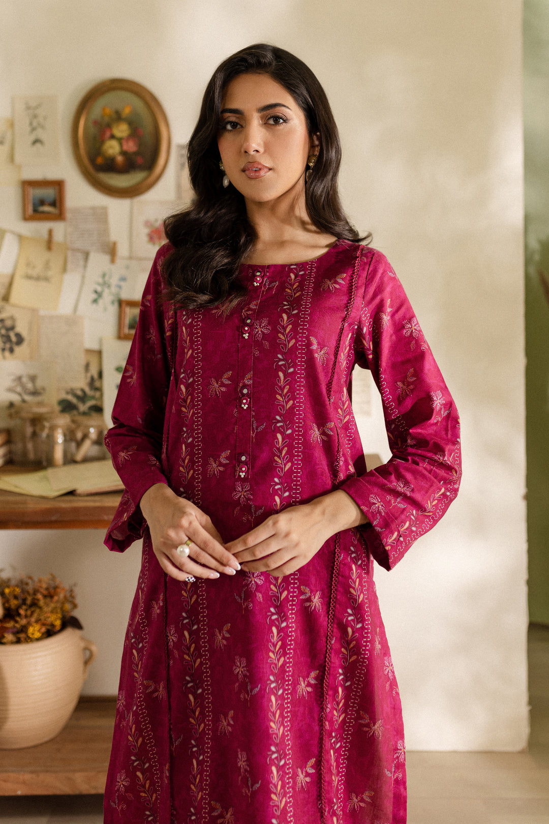 Celestial 2Pc - Printed Khaddar Dress