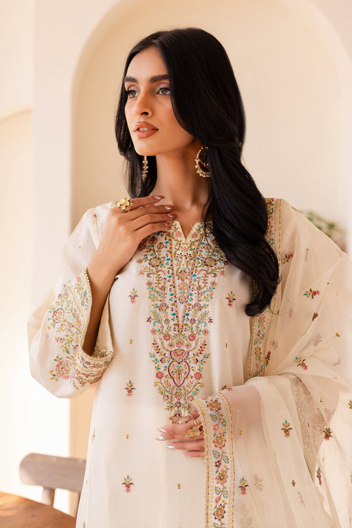 Elnaz 3Pc - Embroidered Lawn Dress