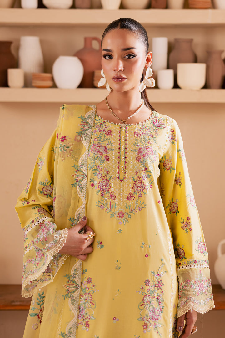Neesha 3Pc - Embroidered Lawn Dress