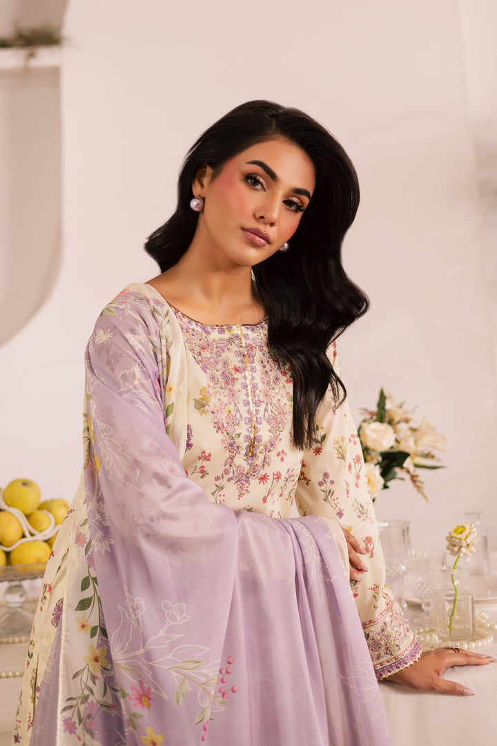 Jules 3Pc - Printed Lawn Dress