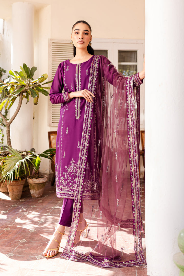 Nera 3Pc - Embroidered Lawn Dress - BATIK