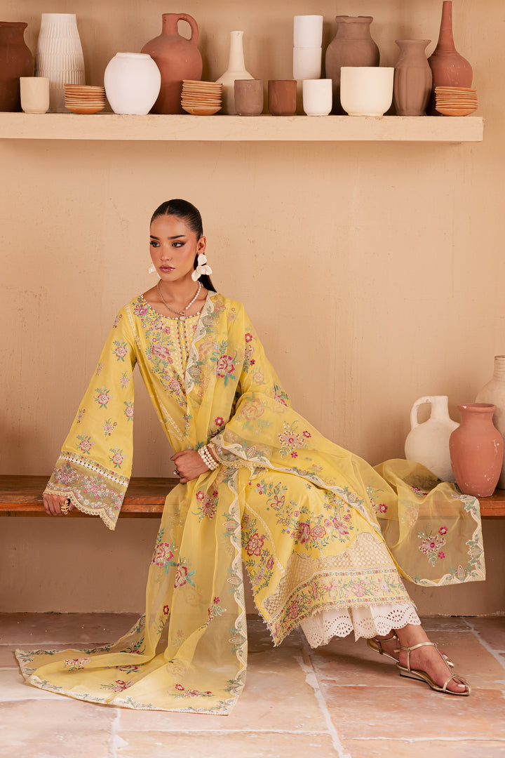 Neesha 3Pc - Embroidered Lawn Dress