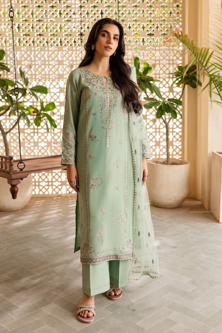 Sea Salts 3Pc - Embroidered Khaddar Dress