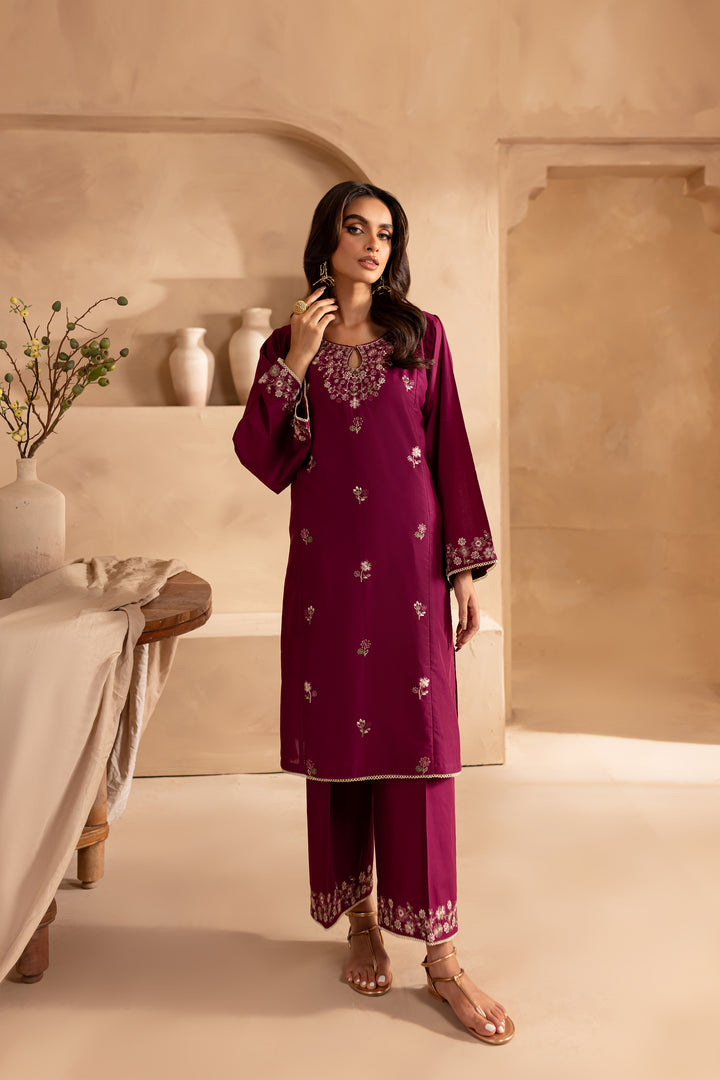 Raasta 2Pc - Embroidered Lawn Dress