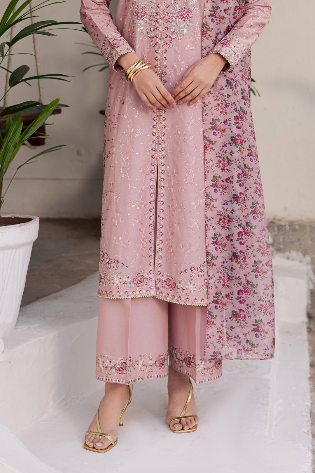 Rimi 3Pc - Festive Embroidered Lawn