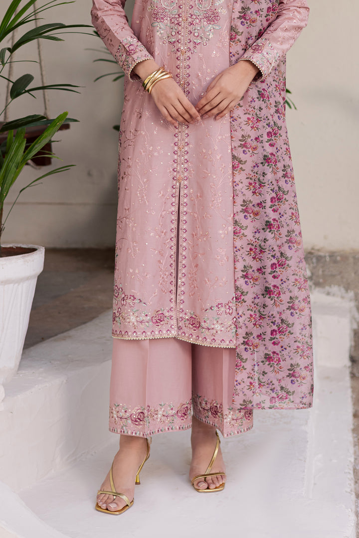 Rimi 3Pc - Festive Embroidered Lawn