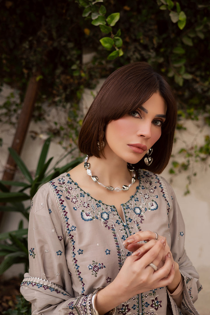 Silversun 3Pc - Festive Embroidered Lawn