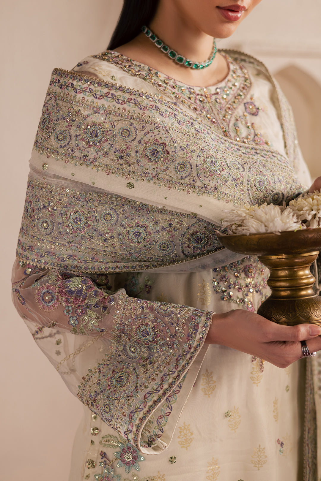 Faiha 3Pc - Festive Luxe Pret