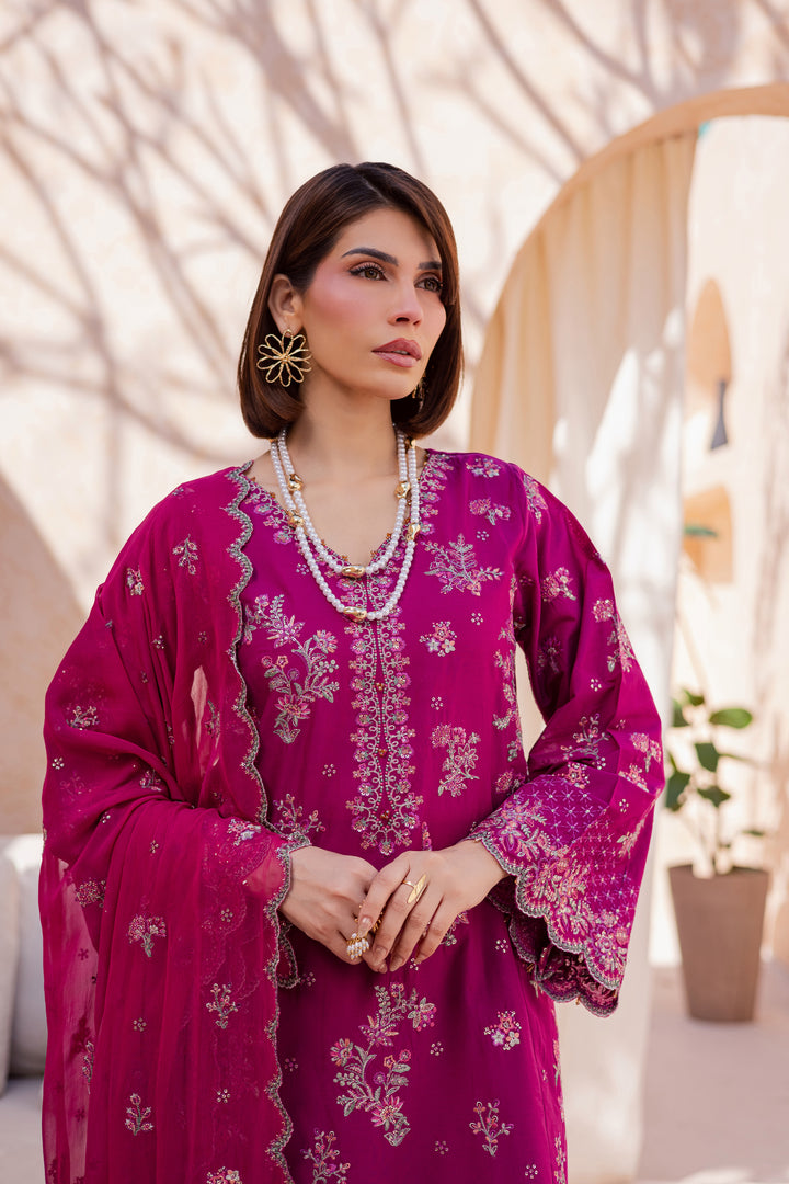 Mirha 3Pc - Festive Embroidered Lawn