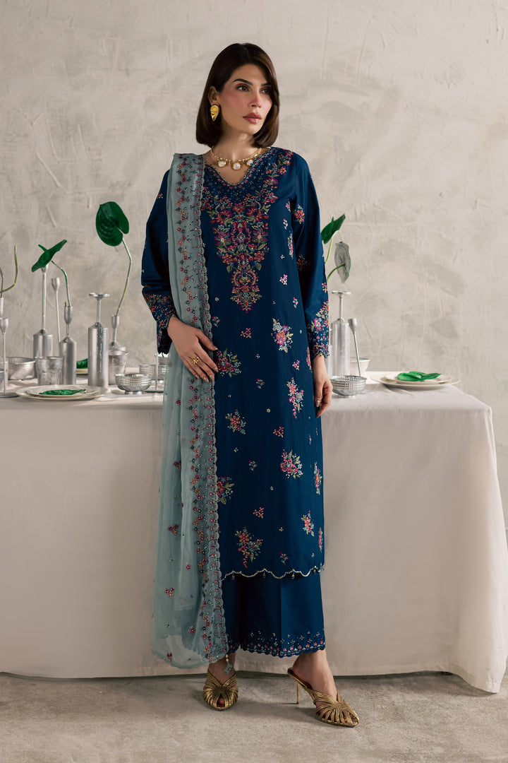 Nira 3Pc - Festive Embroidered Lawn