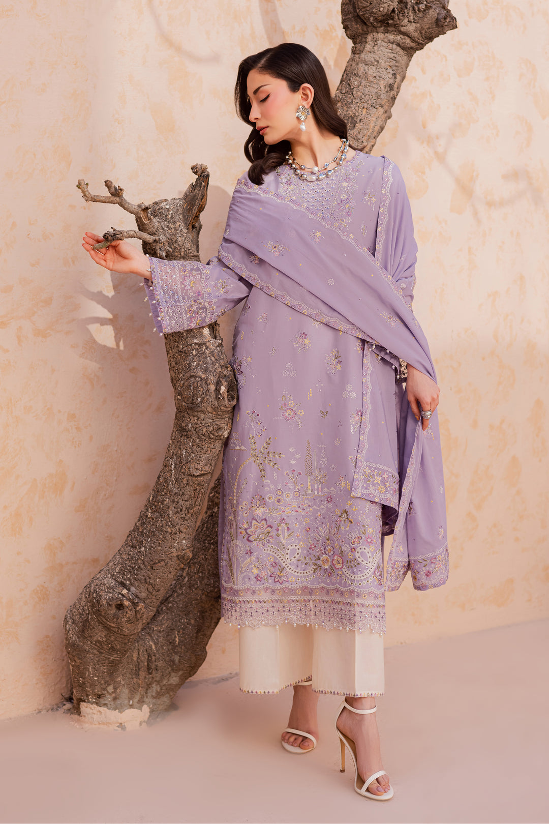 Bagh 3Pc - Festive Embroidered Lawn