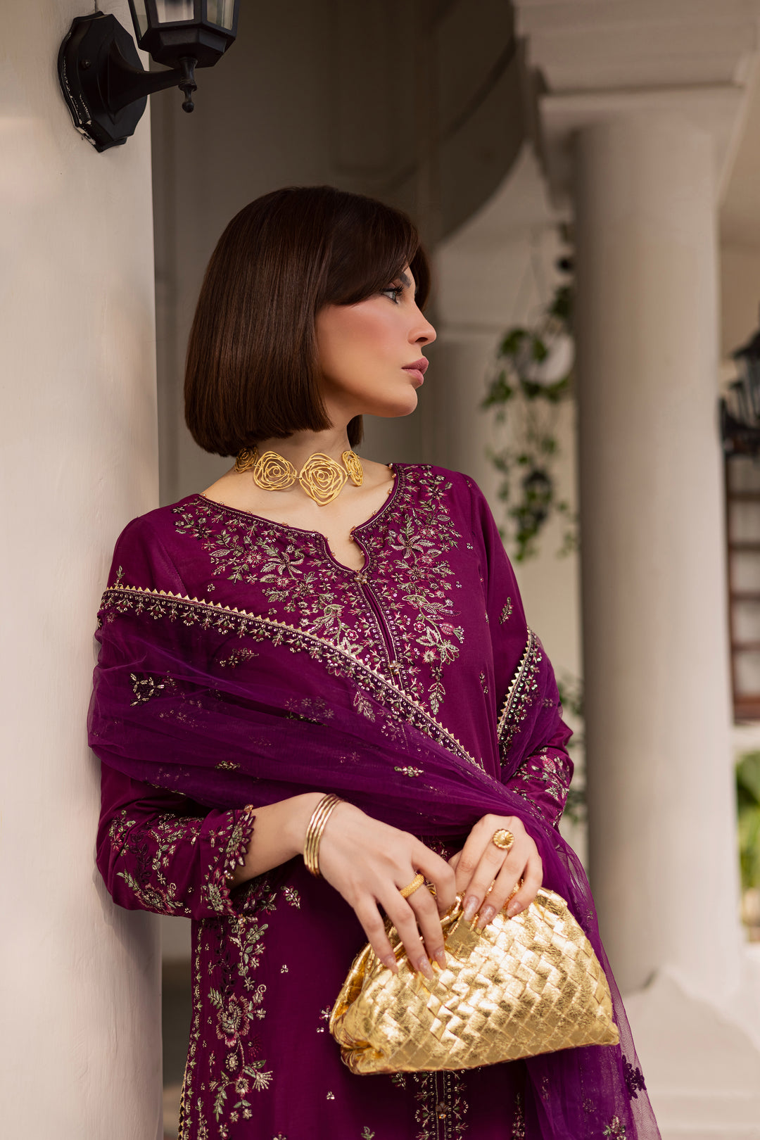 Merissa 3Pc - Festive Embroidered Lawn