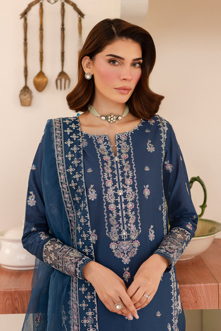 Alana 3Pc - Embroidered Lawn Dress