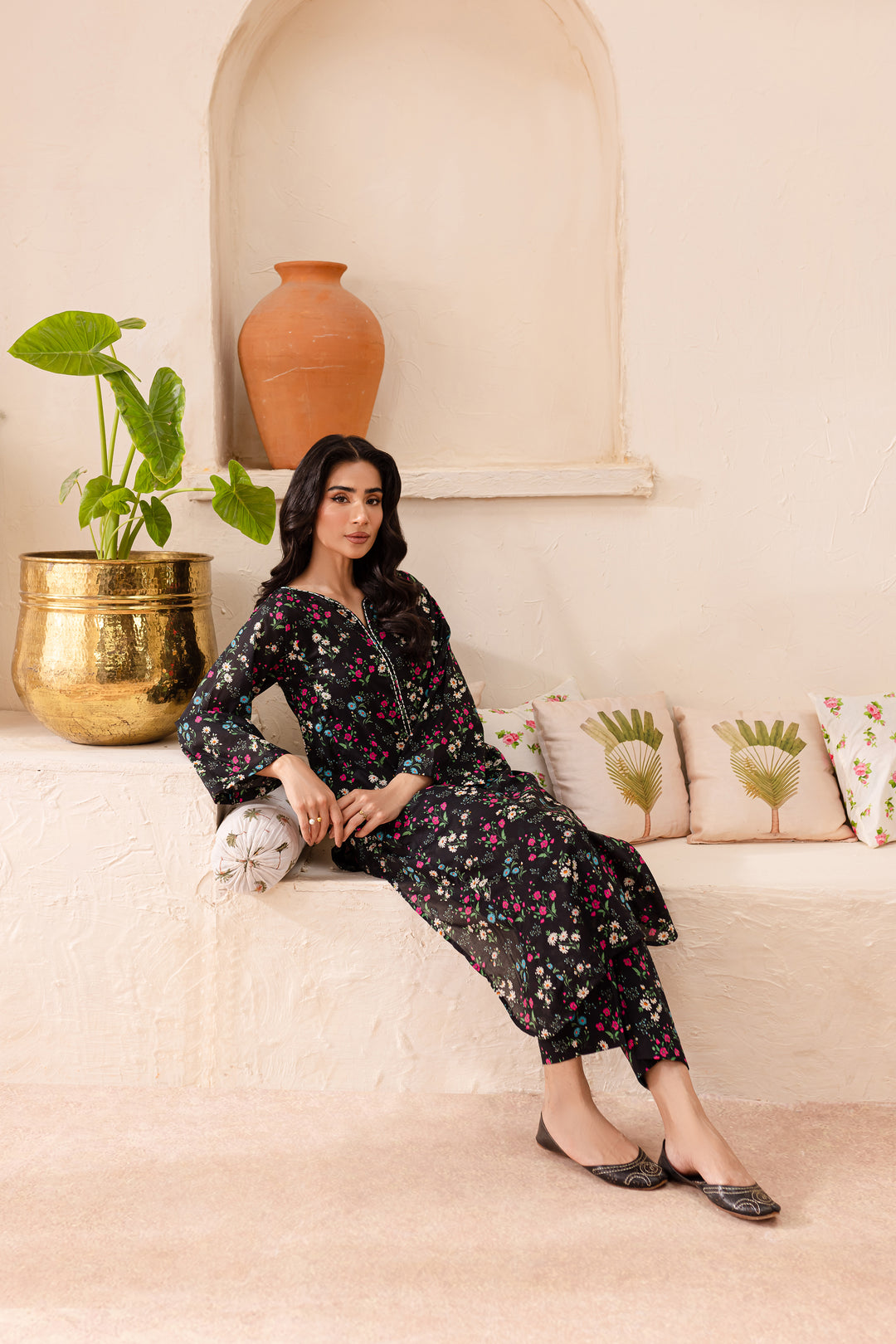 Kanoka 2Pc - Printed Lawn Dress