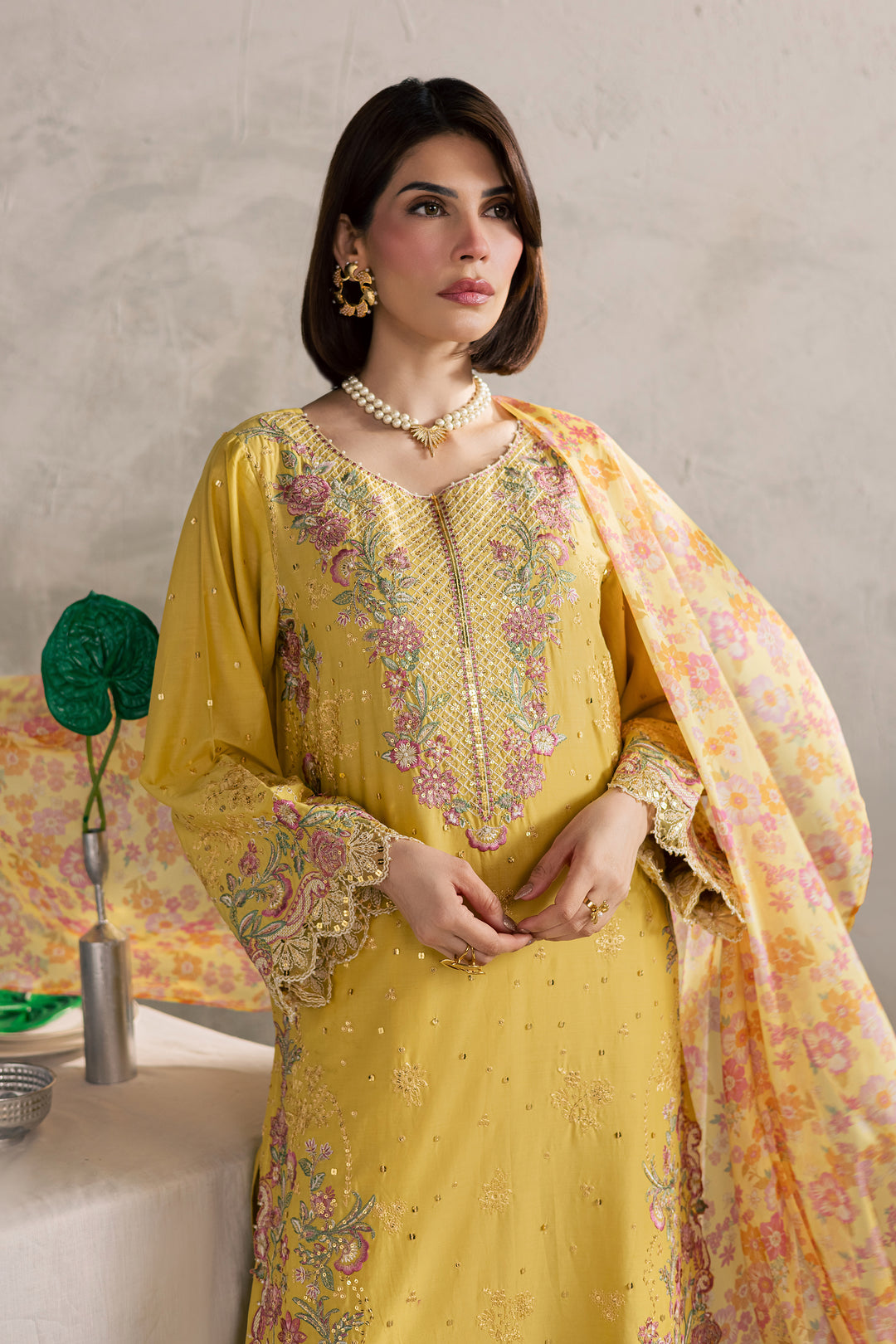 Her Soul 3Pc - Festive Embroidered Lawn