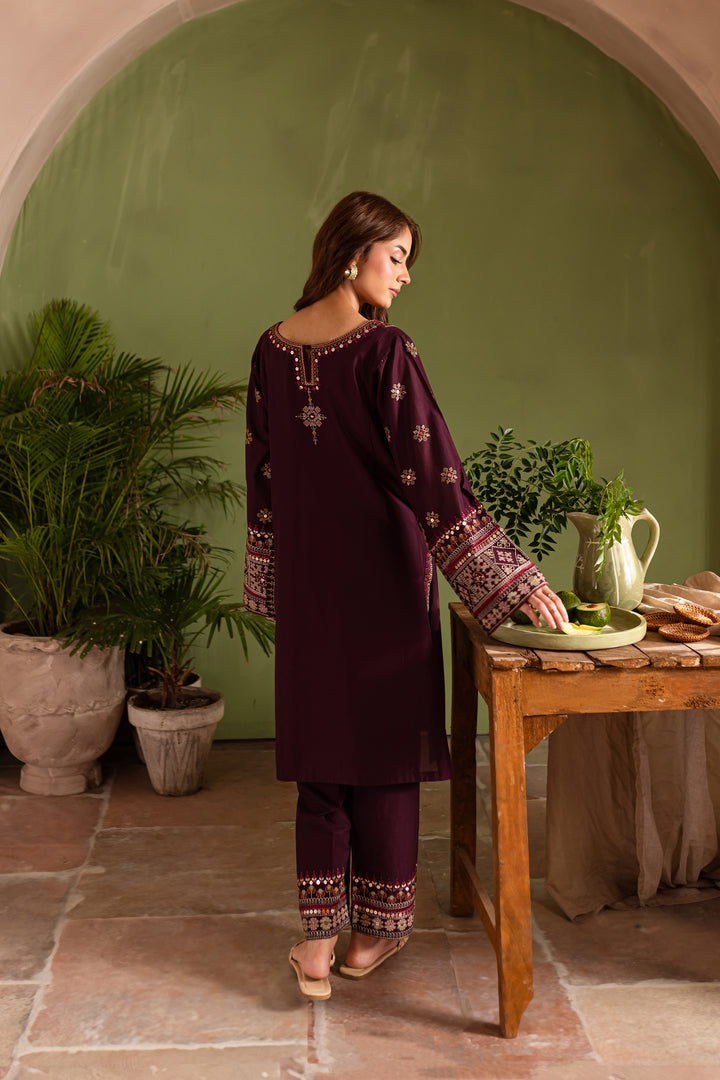 Imperial 2Pc - Embroidered Lawn Dress